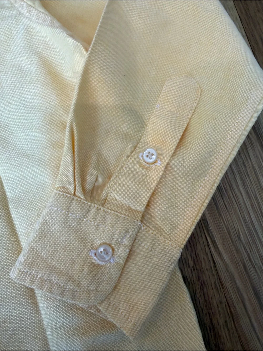 Ralph Lauren Boys' Pale Yellow Button-Down Oxford Shirt